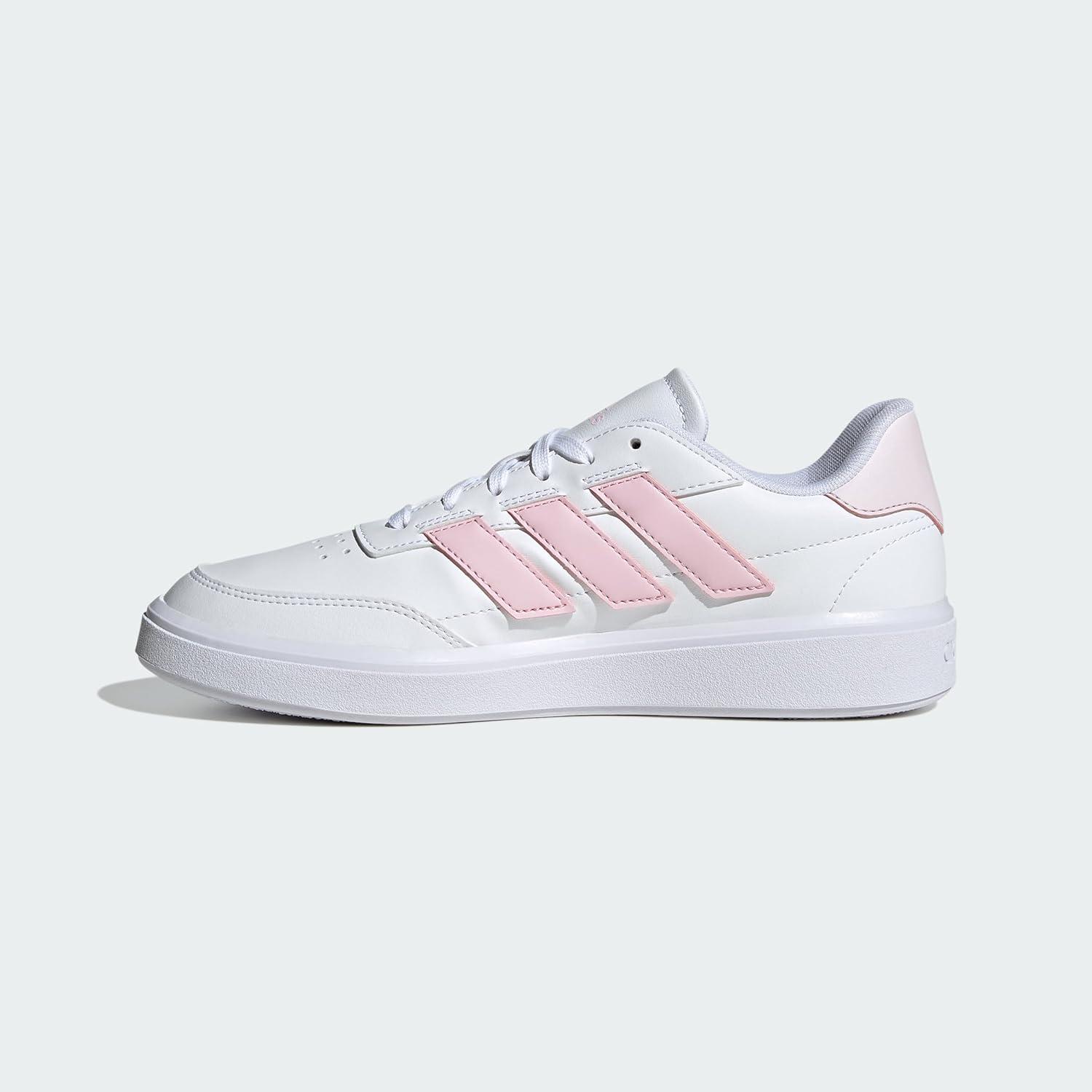 imageadidas Womens Courtblock SneakersSneakerCloud White Clear Pink Almost Pink