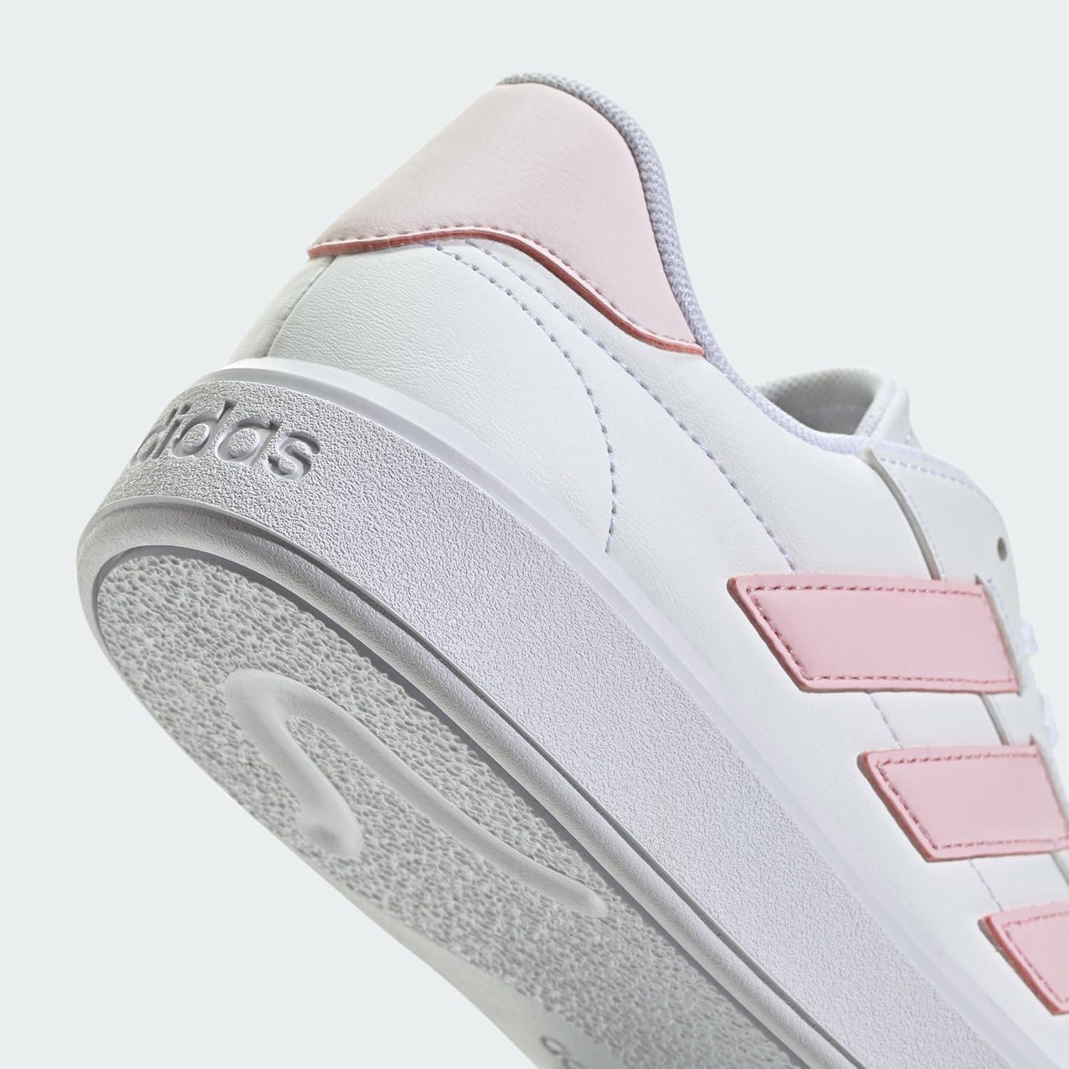 imageadidas Womens Courtblock SneakersSneakerCloud White Clear Pink Almost Pink