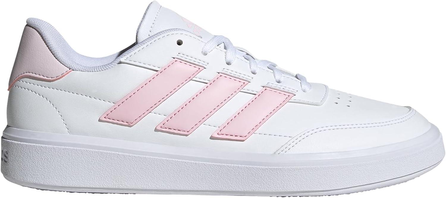 imageadidas Womens Courtblock SneakersSneakerWhiteClear PinkAlmost Pink