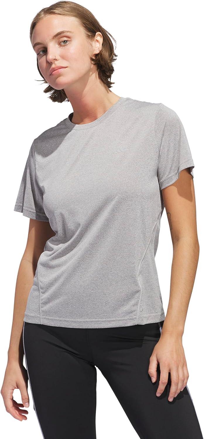 imageadidas Womens Designed for Training TShirtMedium Grey Heather