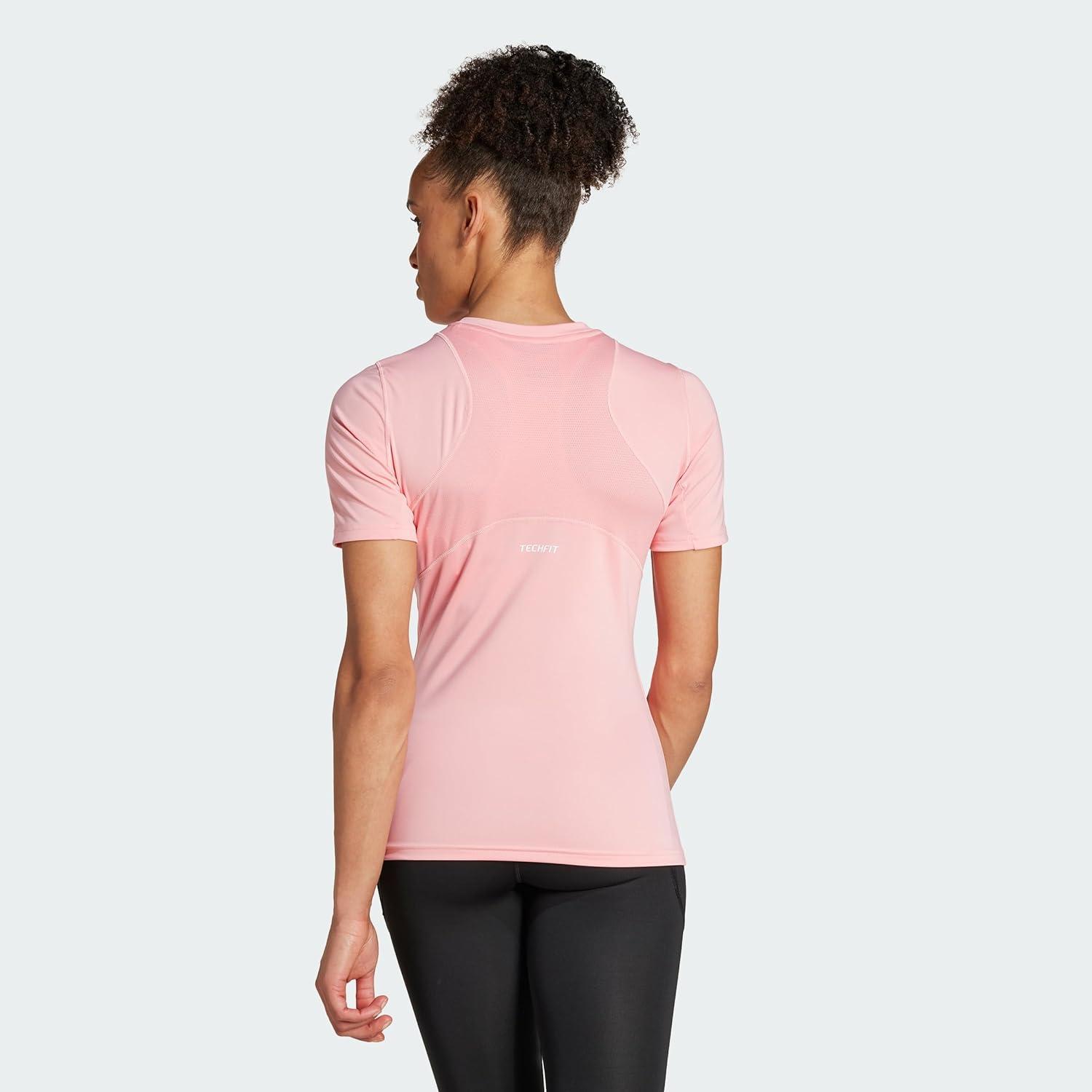 imageadidas Womens Designed for Training TShirtPink Spark Seeds