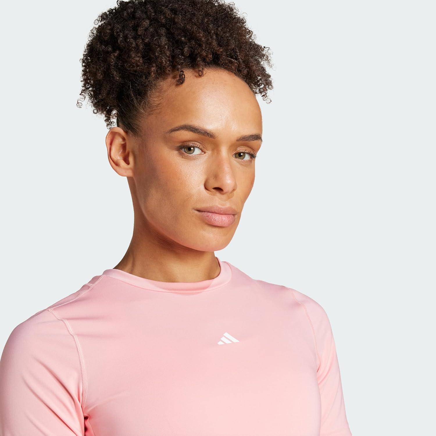 imageadidas Womens Designed for Training TShirtPink Spark Seeds