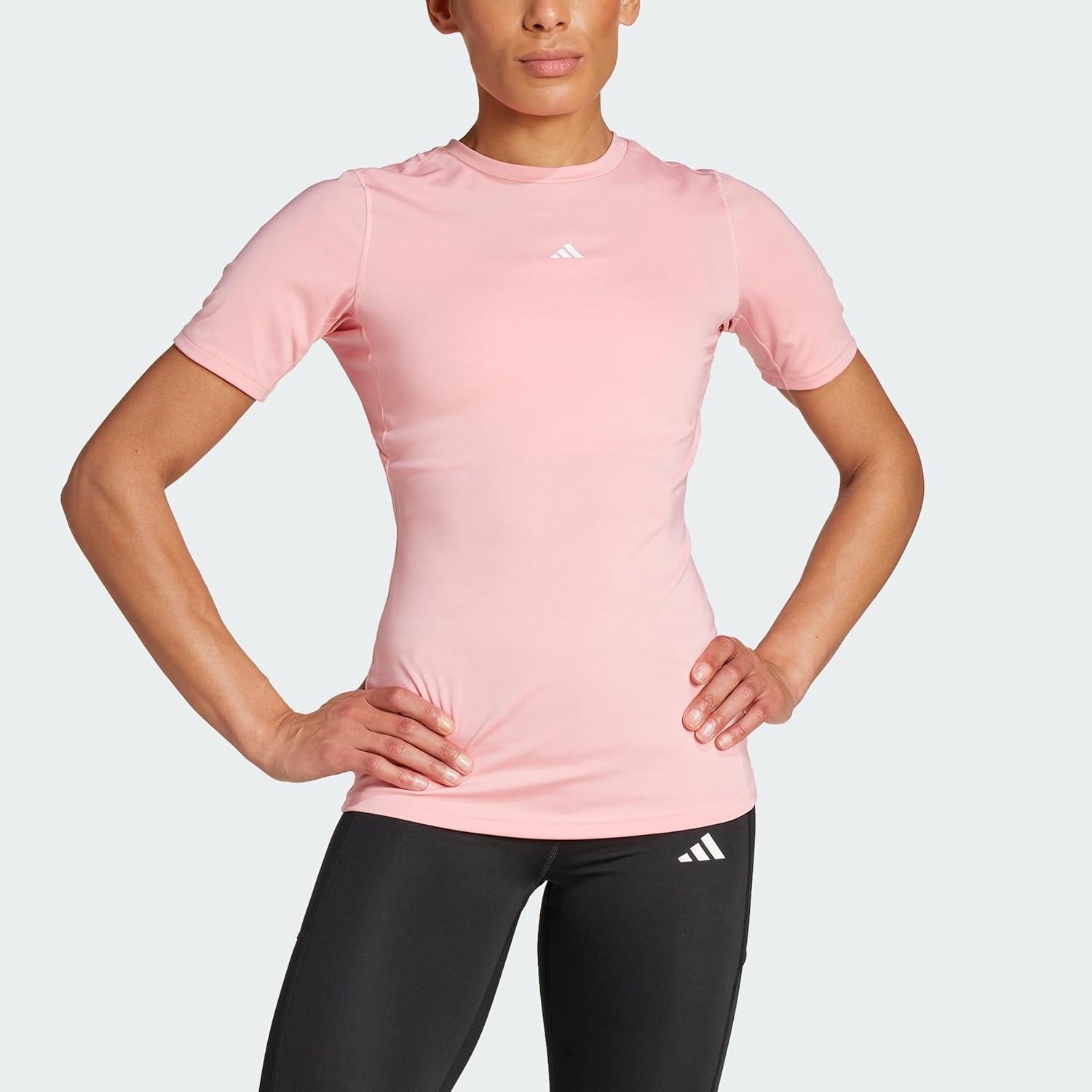 imageadidas Womens Designed for Training TShirtPink Spark Seeds