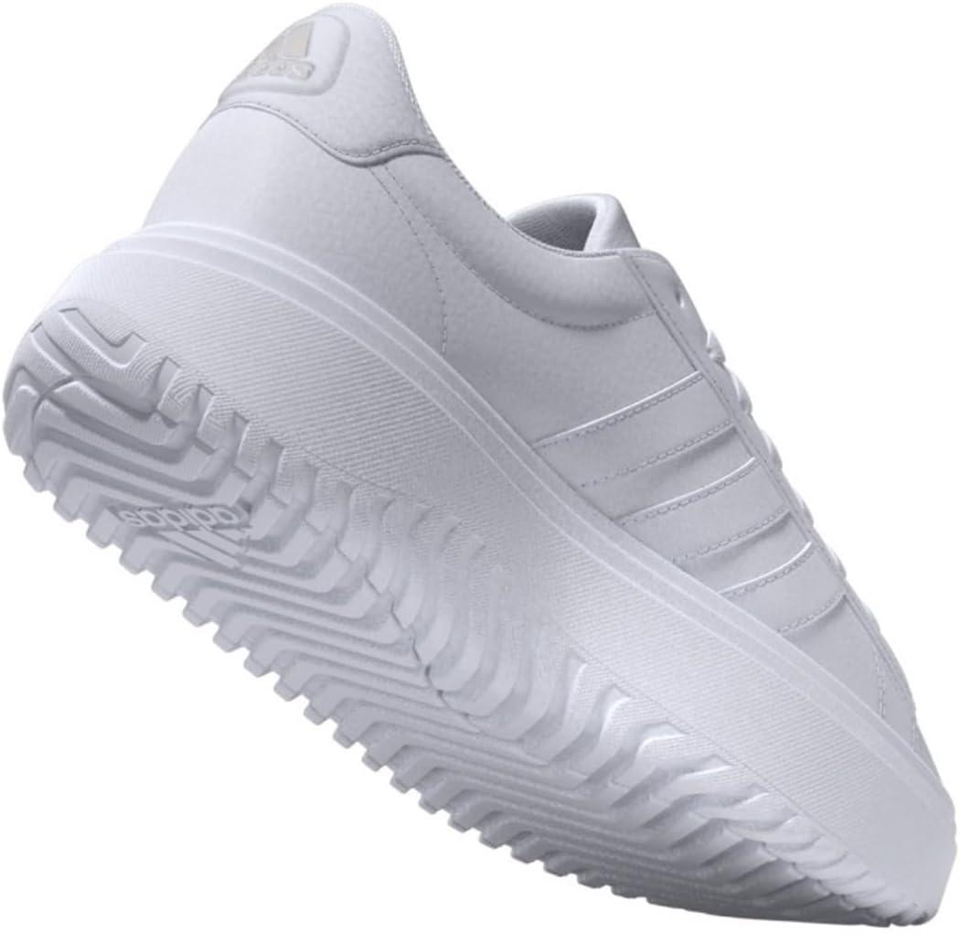 imageadidas Womens Grand Court Platform SneakerWhiteWhiteCrystal White