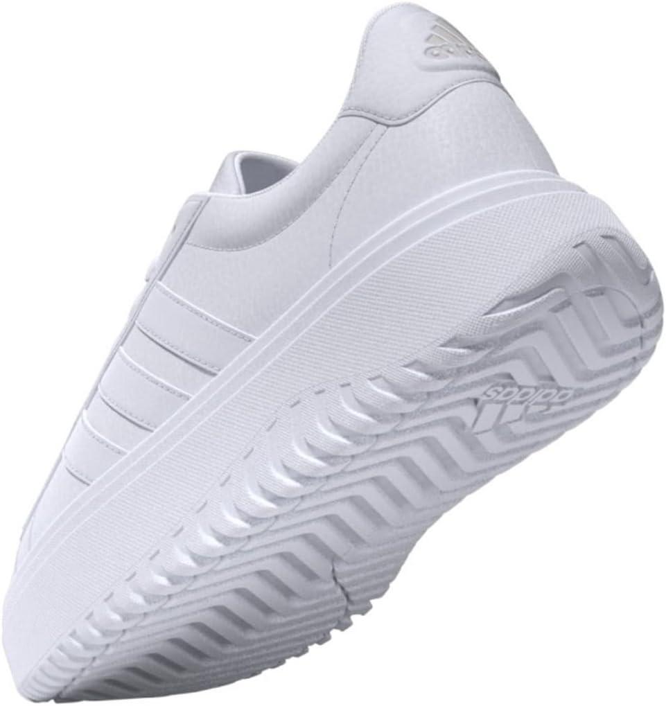 imageadidas Womens Grand Court Platform SneakerWhiteWhiteCrystal White