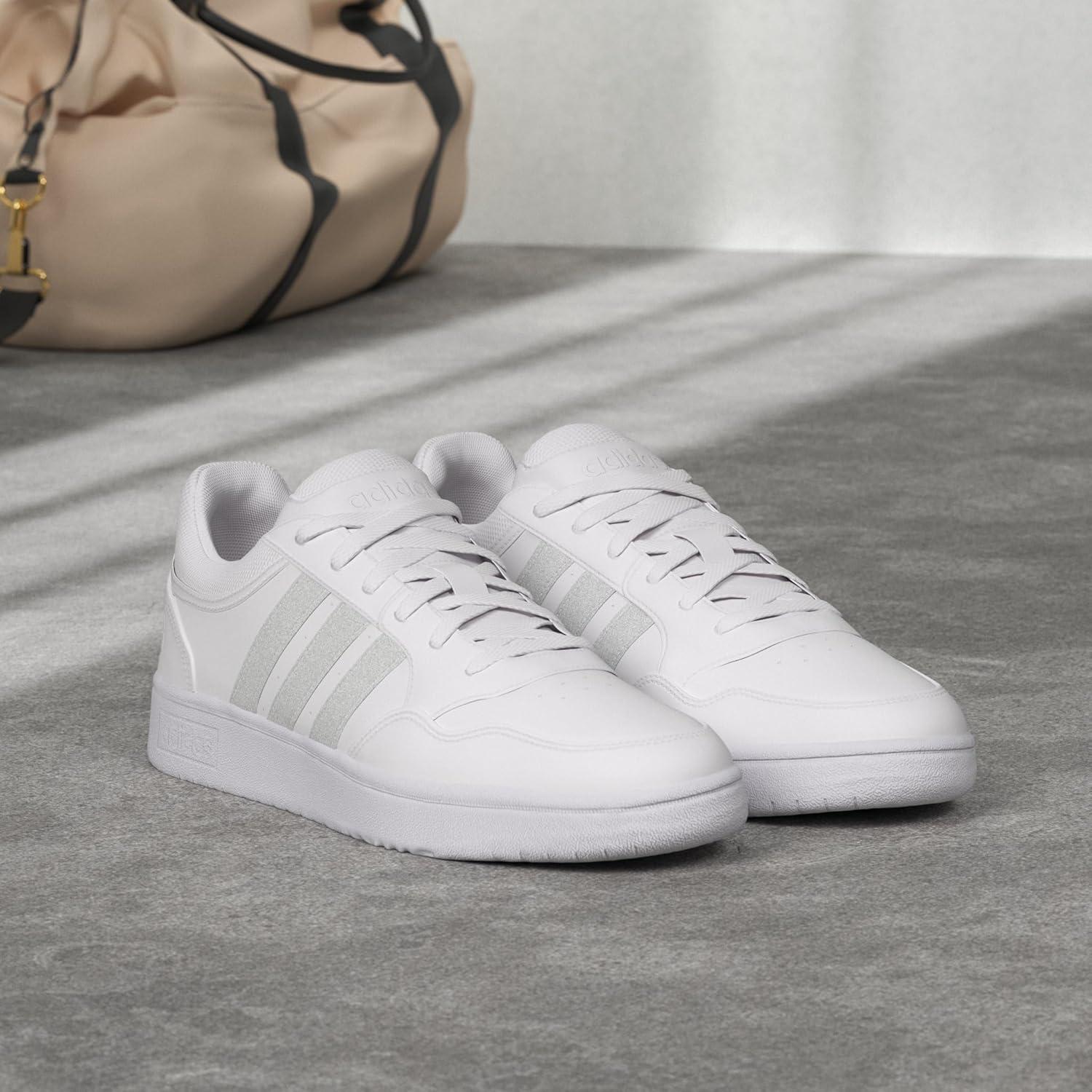 imageadidas Womens Hoops 30 SneakerWhiteSilver MetallicWhite