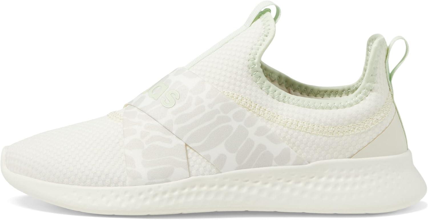 imageadidas Womens Puremotion Adapt Running SneakersChalk WhiteLinen GreenAlumina