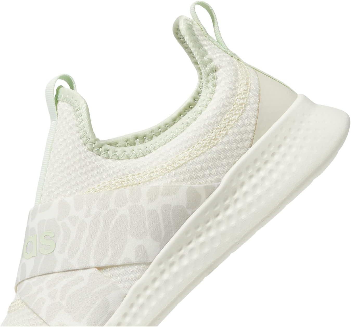 imageadidas Womens Puremotion Adapt Running SneakersChalk WhiteLinen GreenAlumina
