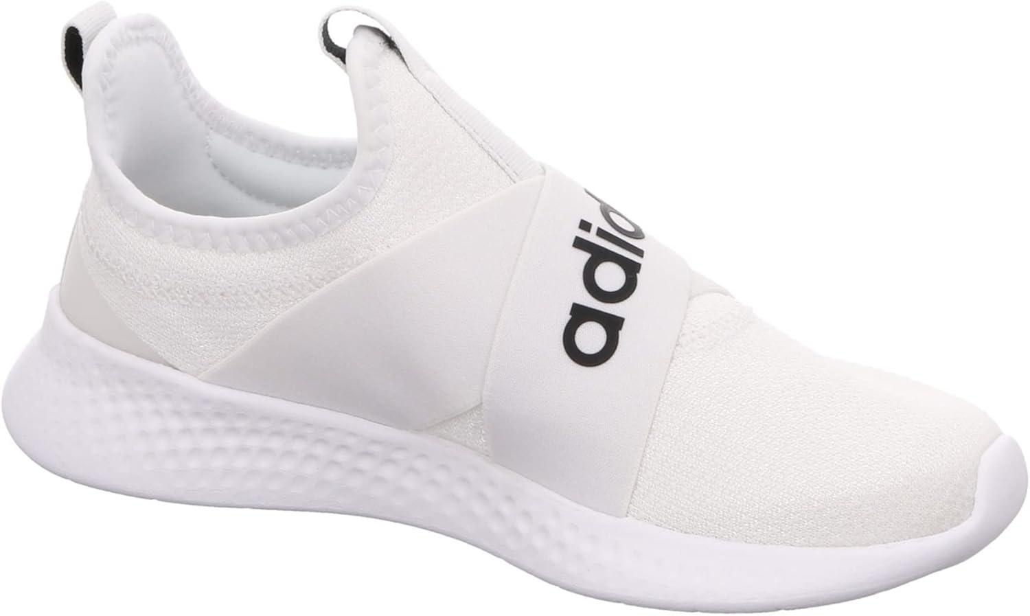 imageadidas Womens Puremotion Adapt Running SneakersCloud White Core Black Dove Grey