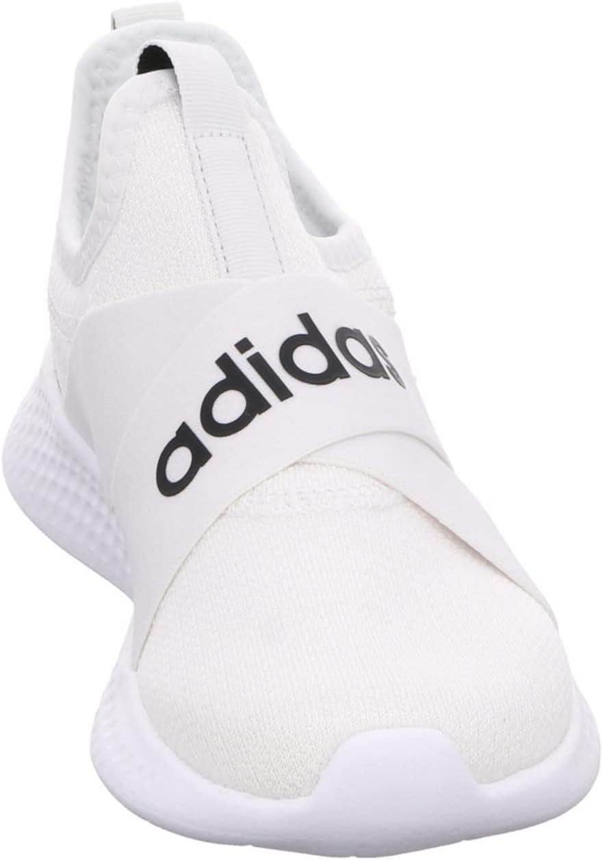 imageadidas Womens Puremotion Adapt Running SneakersCloud White Core Black Dove Grey
