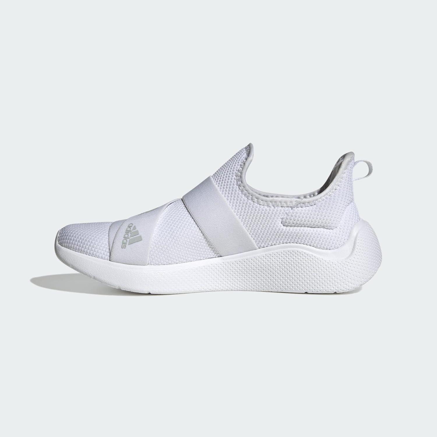 imageadidas Womens Puremotion Adapt Running SneakersCloud White Grey Two Cloud White