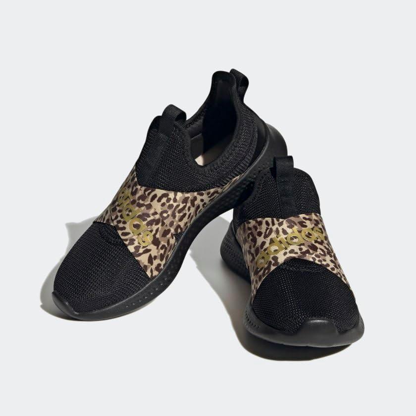 imageadidas Womens Puremotion Adapt Running SneakersCore BlackCore BlackGold Metallic