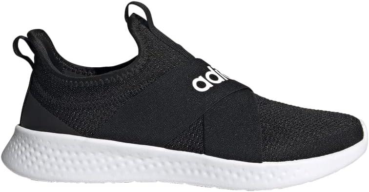 imageadidas Womens Puremotion Adapt Running SneakersCore BlackFootwear WhiteGrey Five