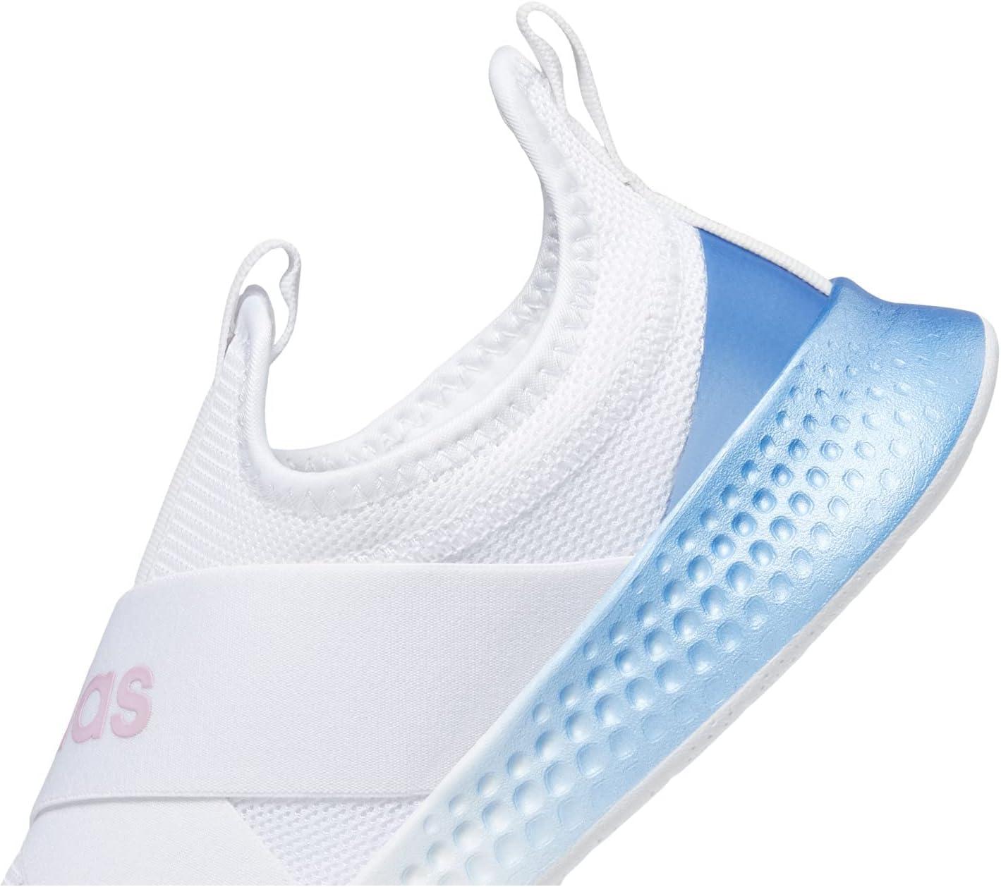 imageadidas Womens Puremotion Adapt Running SneakersWhite Blue Fusion Metallic
