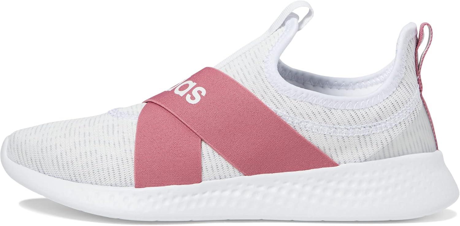 imageadidas Womens Puremotion Adapt Running SneakersWhitePink StrataZero Metallic