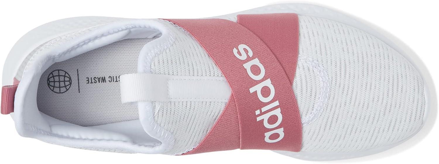 imageadidas Womens Puremotion Adapt Running SneakersWhitePink StrataZero Metallic