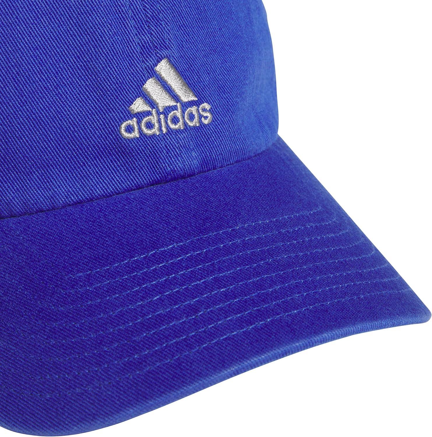 imageadidas Womens Saturday Baseball Cap Adjustable Cotton Hat Athletic Relaxed Fit DISCONTINUEDSemi Lucid BlueGrey Two20
