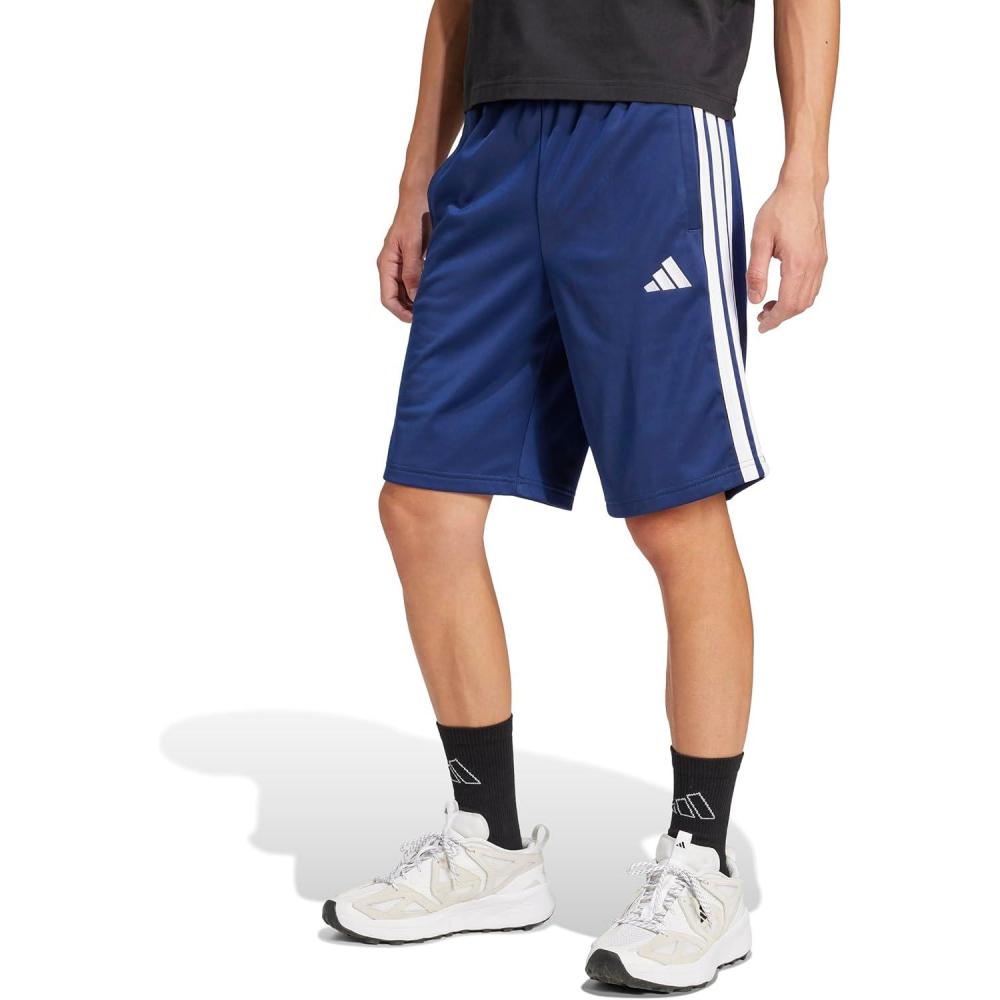imageadidas Mens 3Stripes Tricot ShortsDark Blue