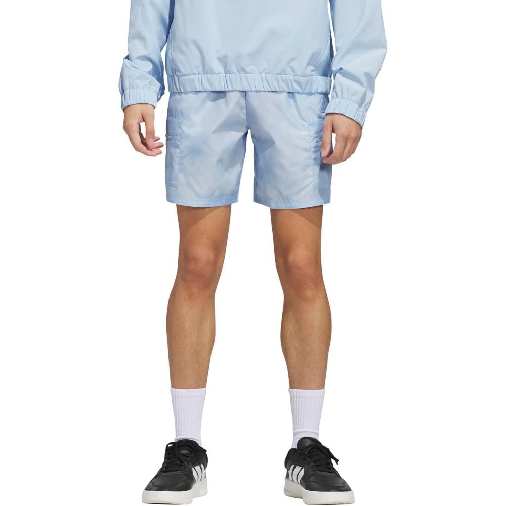 imageadidas Mens All Over Printed Woven ShortsBlueSky Tint