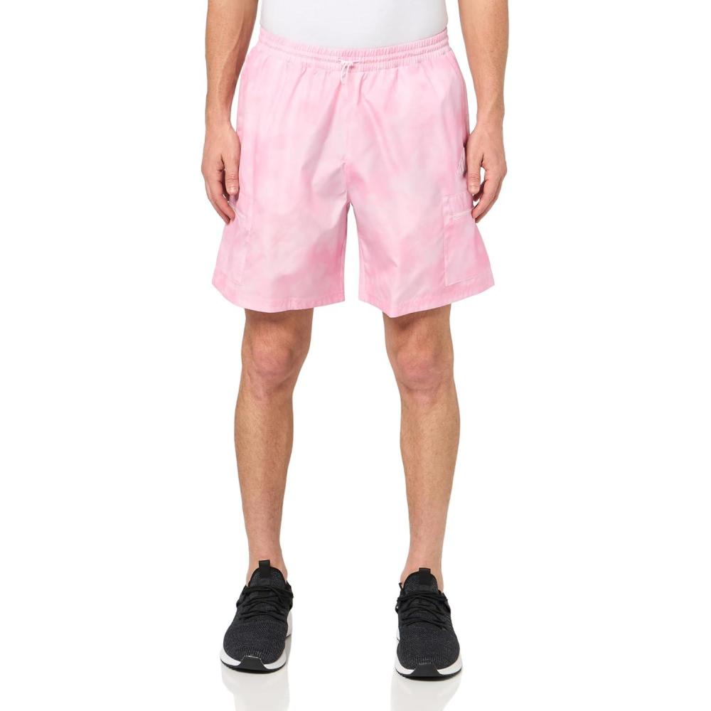 imageadidas Mens All Over Printed Woven ShortsClear PinkLight Pink