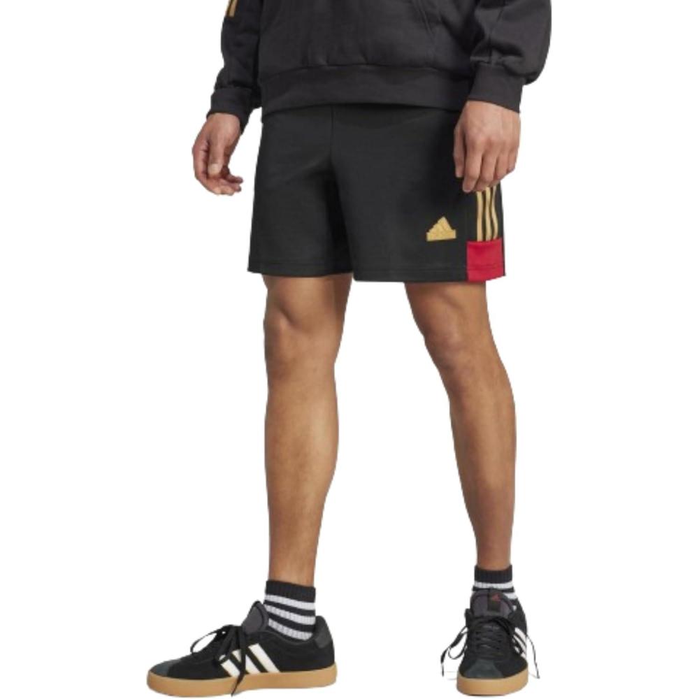 imageadidas Mens House of Tiro Nations Pack ShortsBlackTeam Victory RedSt Tan
