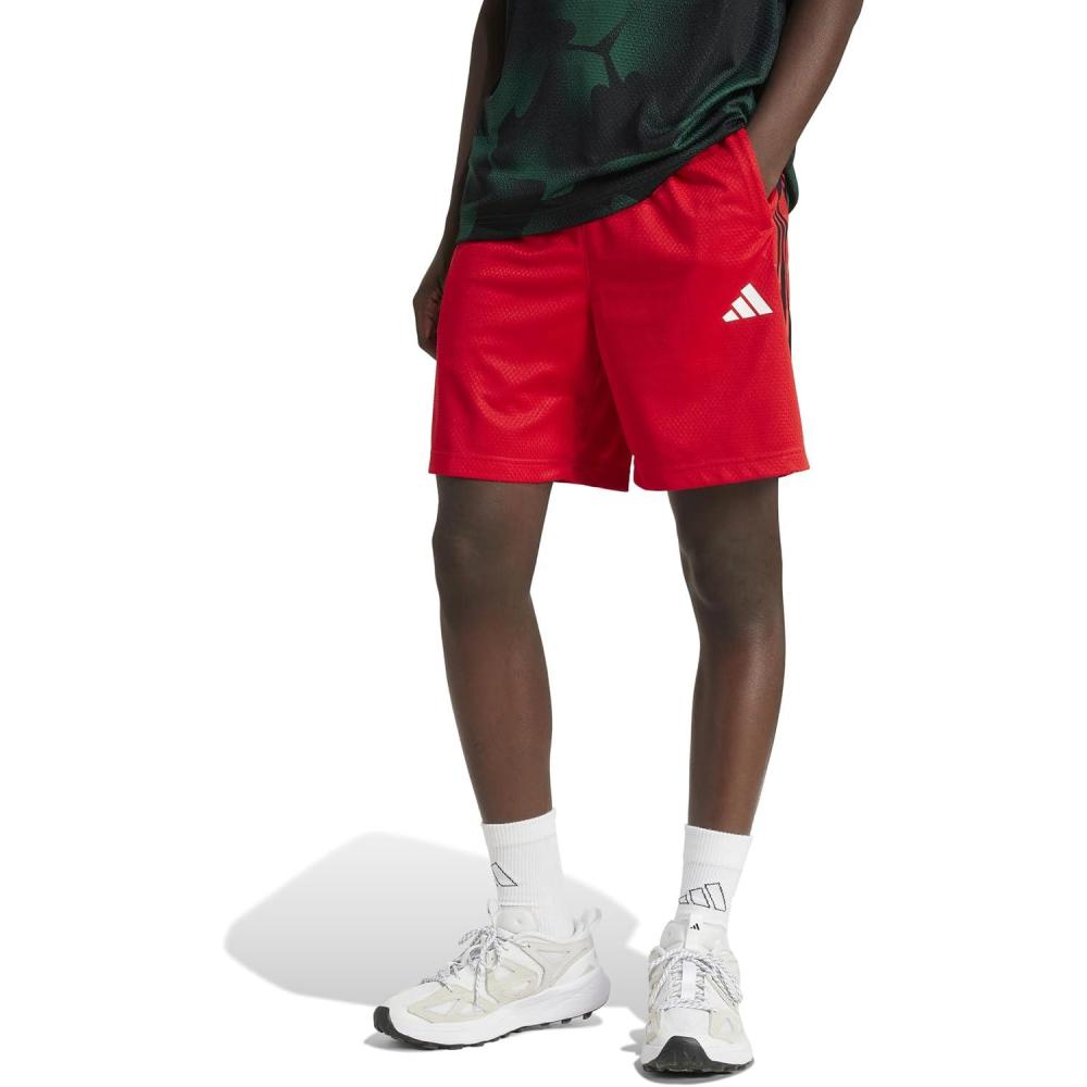 imageadidas Mens House of Tiro Nations Pack ShortsVivid RedWhiteBright Red