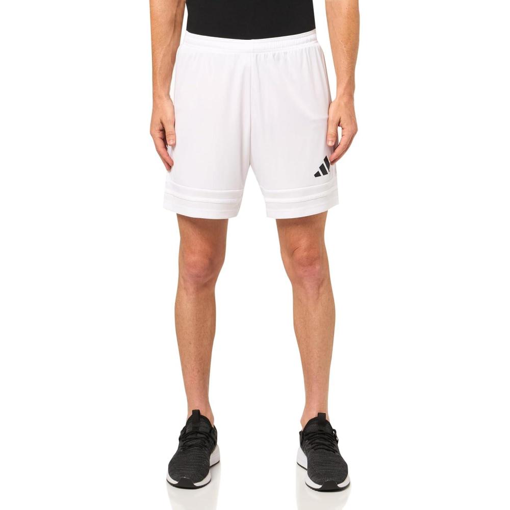imageadidas Mens Squadra 25 ShortsWhiteWhiteBlack
