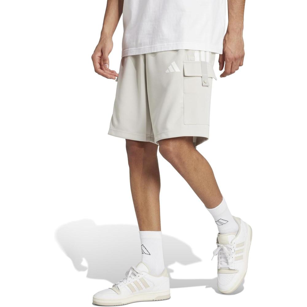 imageadidas Mens Tiro Cargo ShortsWonder AluminaWhite