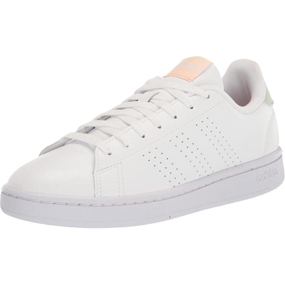 imageadidas Womens Advantage SneakerWhiteWhiteLinen Green