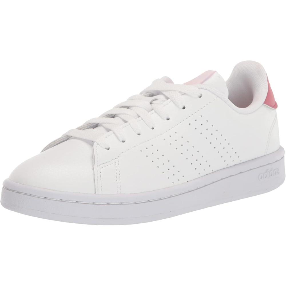 imageadidas Womens Advantage SneakerWhiteWhitePink Strata