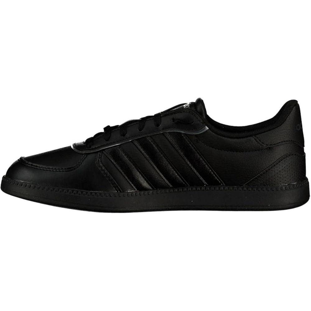 imageadidas Womens Breaknet Sleek SneakersBlackBlackIron Metallic