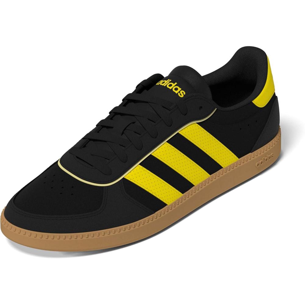 imageadidas Womens Breaknet Sleek SneakersBlackYellowPowder Yellow