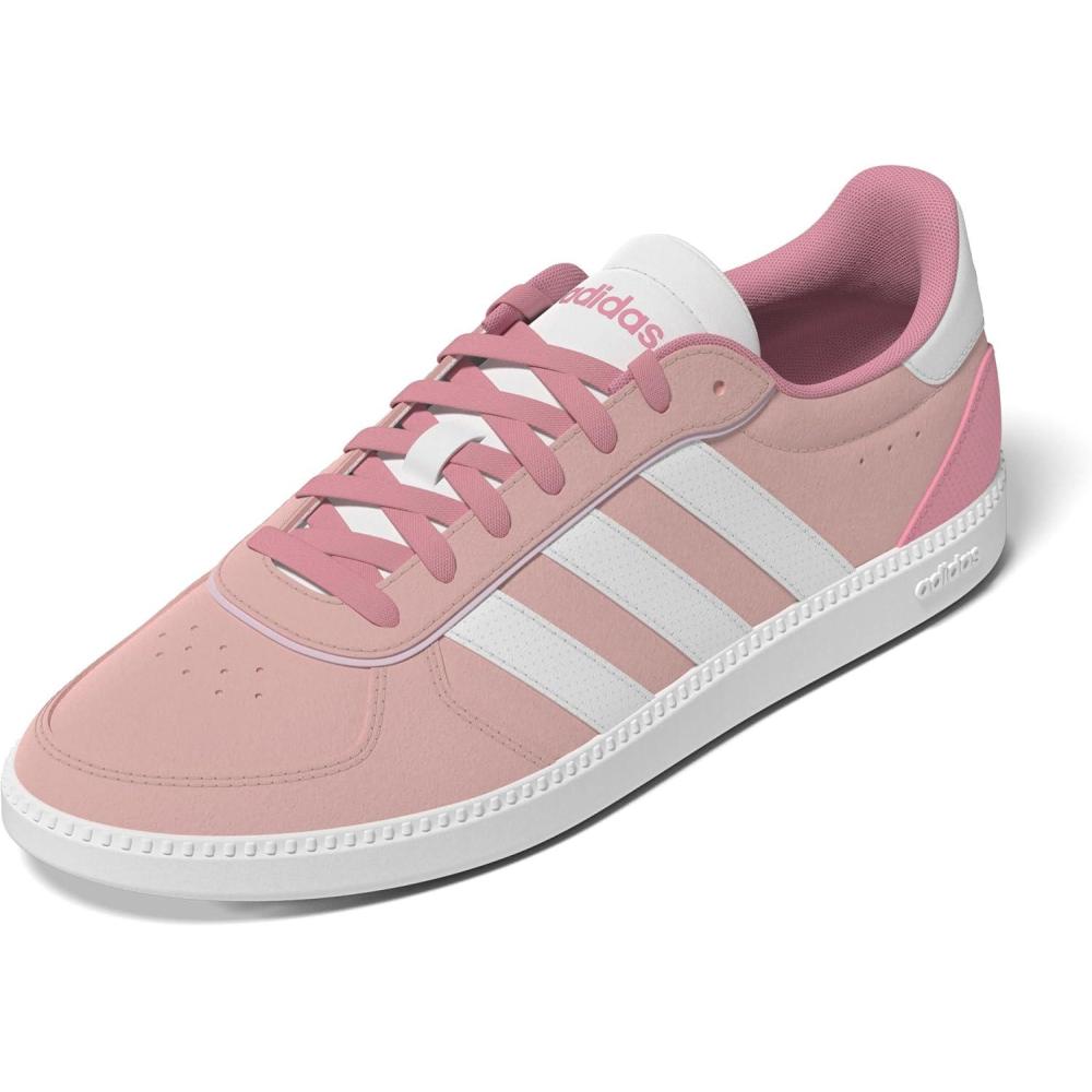 imageadidas Womens Breaknet Sleek SneakersBliss PinkWhiteClear Pink