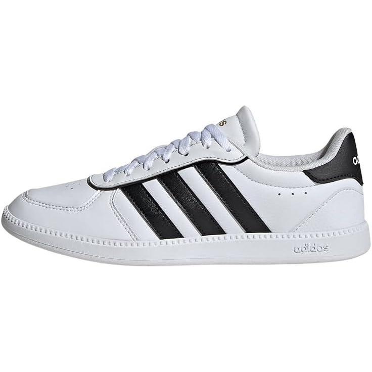 imageadidas Womens Breaknet Sleek SneakersCloud White Core Black Gold Metallic