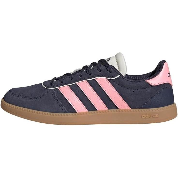 imageadidas Womens Breaknet Sleek SneakersShadow NavyPink SparkOff White