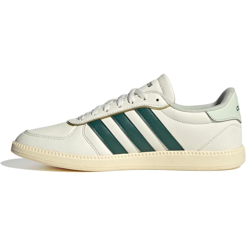 imageadidas Womens Breaknet Sleek SneakersWhiteCollegiate GreenLinen Green