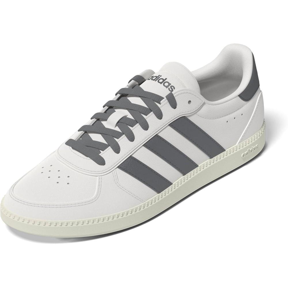 imageadidas Womens Breaknet Sleek SneakersWhiteIron MetallicGrey