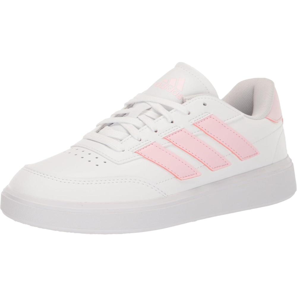 imageadidas Womens Courtblock SneakersSneakerWhiteClear PinkAlmost Pink