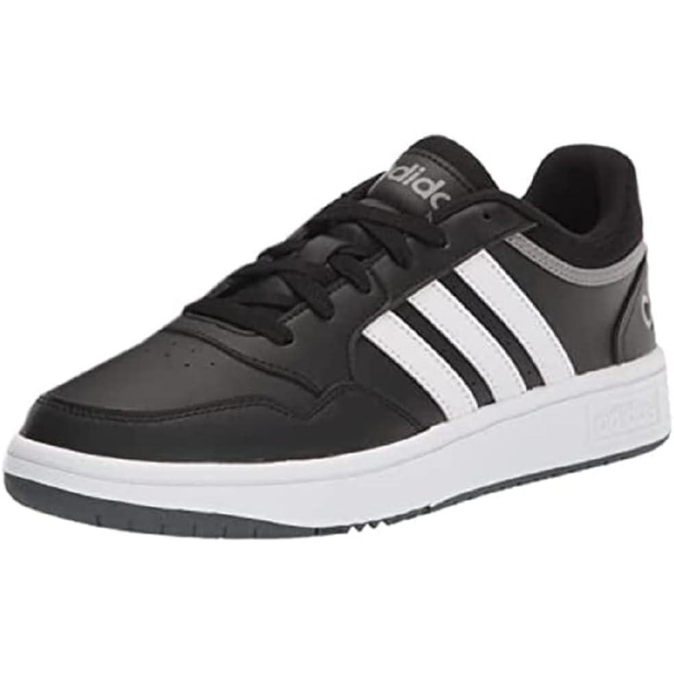 imageadidas Womens Hoops 30 SneakerBlackWhiteGrey Six