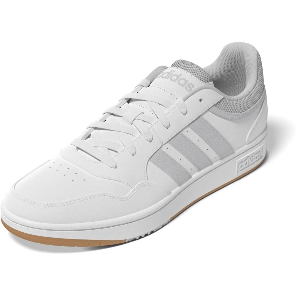 imageadidas Womens Hoops 30 SneakerFtwr White Crystal White Gum 3