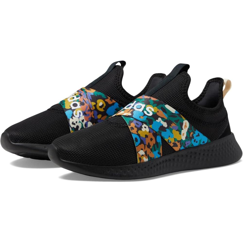 imageadidas Womens Puremotion Adapt Running SneakersBlack White Ecru Tint