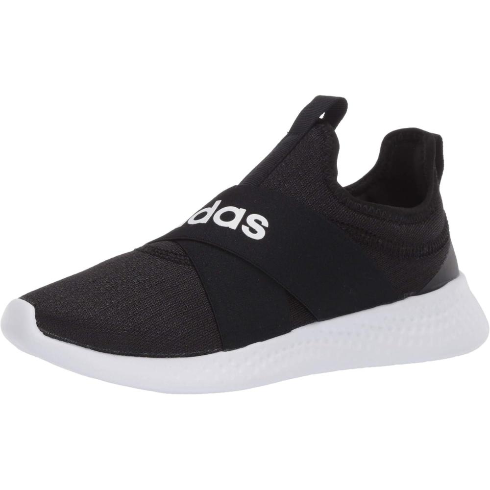 imageadidas Womens Puremotion Adapt Running SneakersCore BlackFootwear WhiteGrey Five