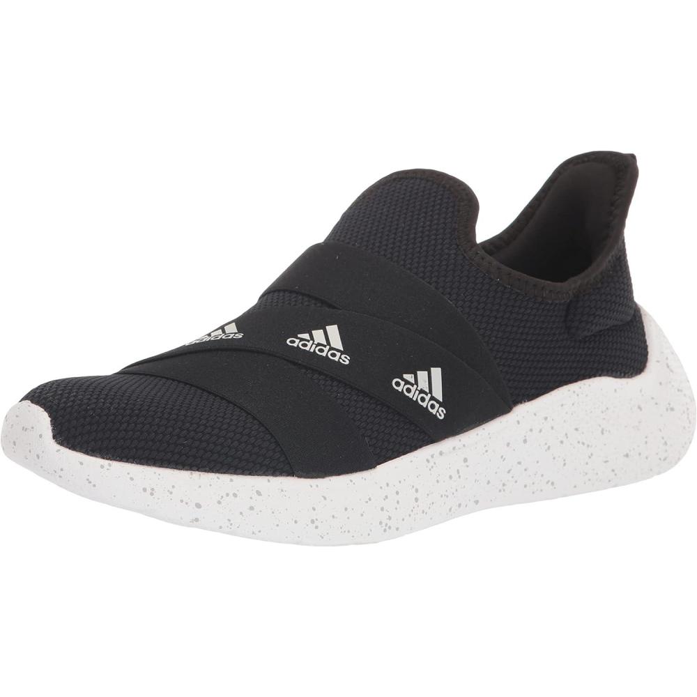 imageadidas Womens Puremotion Adapt Running SneakersCore BlackGreyWhite
