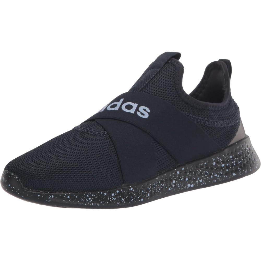 imageadidas Womens Puremotion Adapt Running SneakersInkTaupe MetallicBlue Dawn