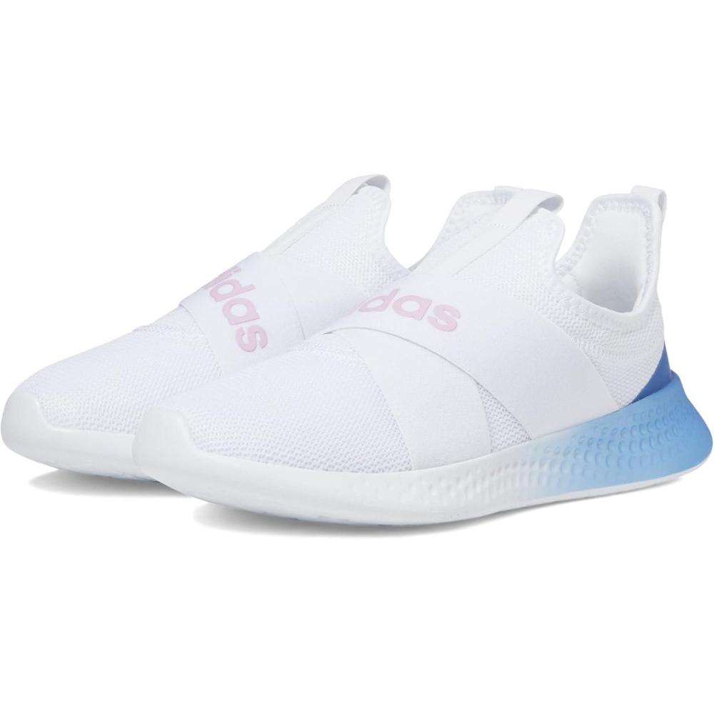 imageadidas Womens Puremotion Adapt Running SneakersWhite Blue Fusion Metallic