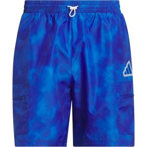 adidas Men’s All Over Printed Woven Shorts(Team Royal Blue/True Blue)