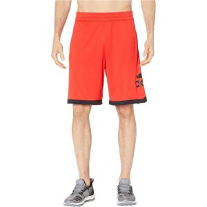 adidas Men’s Badge of Sport Shorts(Active Red)