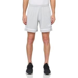 adidas Mens Squadra 25 Shorts(Team Light Grey/Team Light Grey/White)
