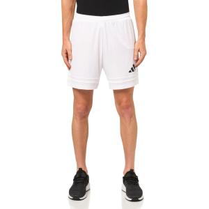 adidas Mens Squadra 25 Shorts(White/White/Black)
