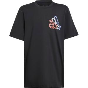 adidas Men’s Tennis City Lights Graphic T-Shirt(Black)